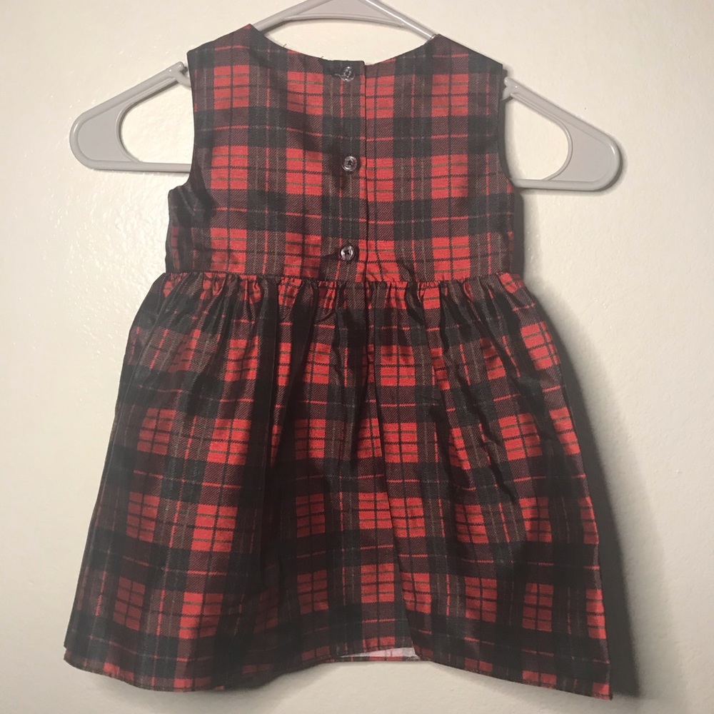 Reina dress red and black